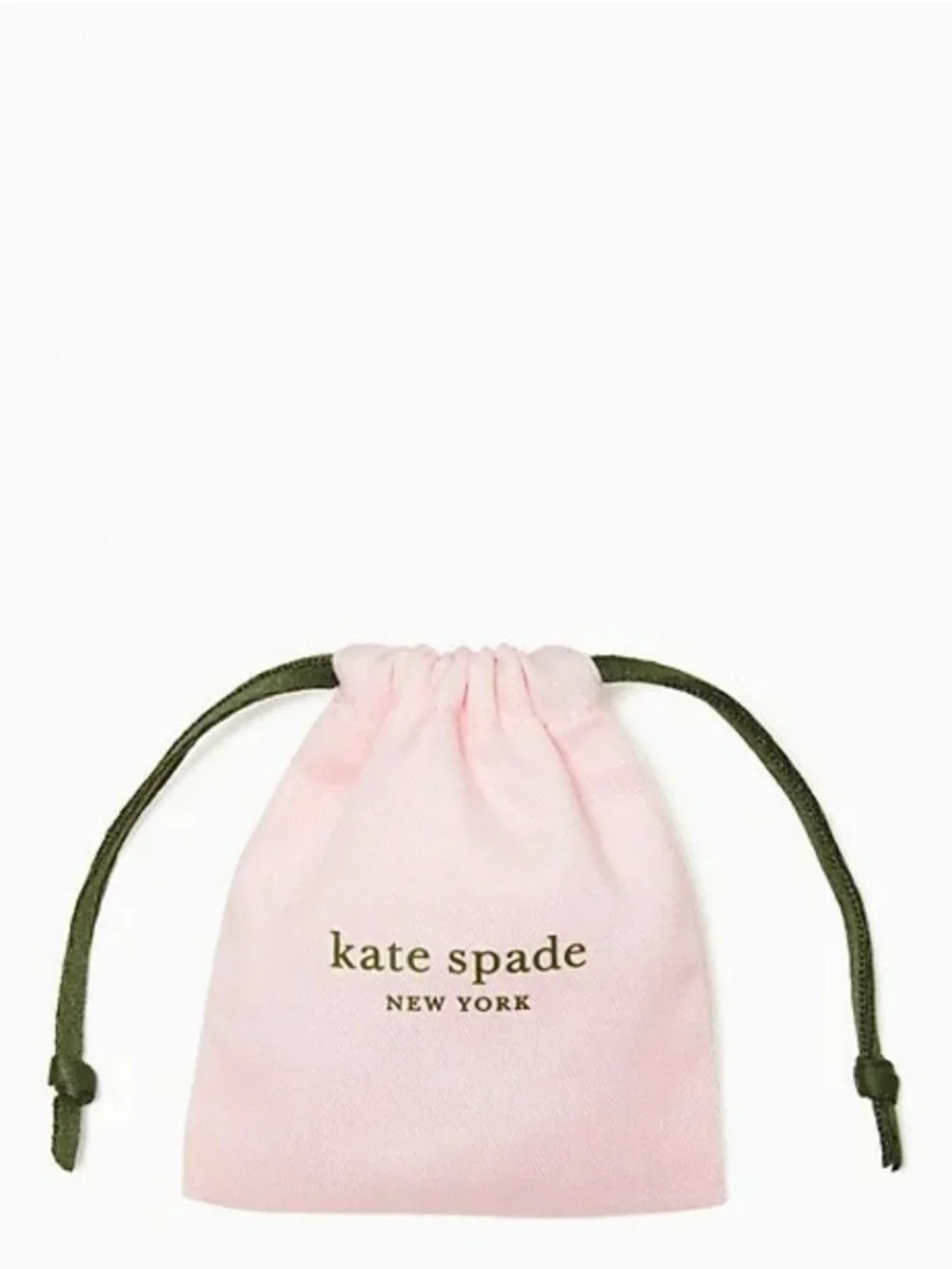 Kate Spade Everyday Spade Thin Enamel Bangle Bracelet Bright Rose + Jewelry Bag - Picture 4 of 4